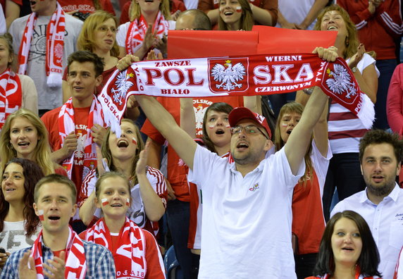 SIATKÓWKA LIGA ŚWIATOWA POLSKA BRAZYLIA (kibice)