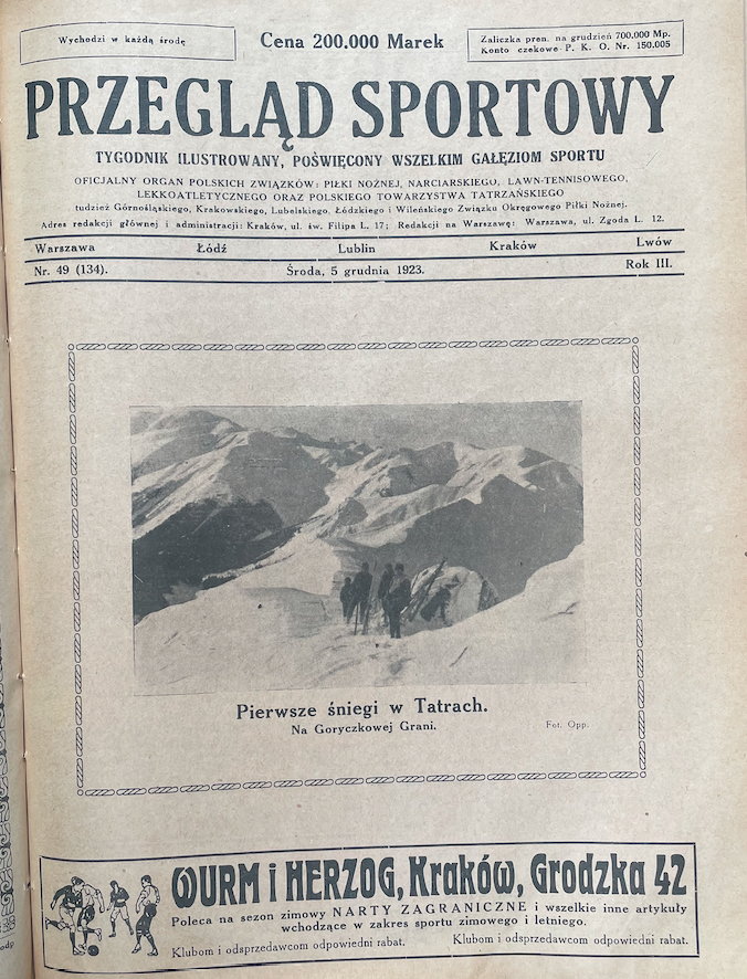 Okładka „PS’ z 5 grudnia 1923 r.