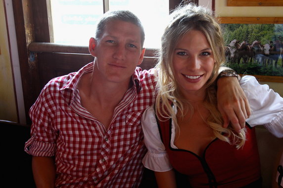 Bastian Schweinsteiger i Sarah Brandner