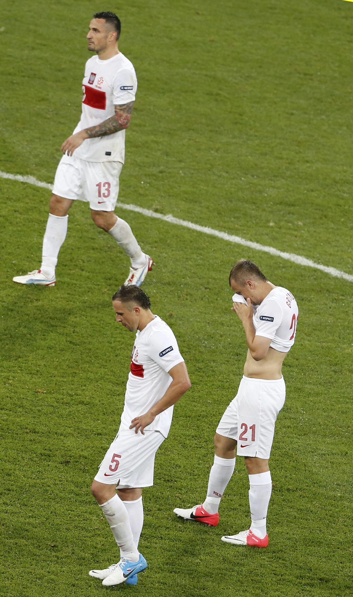 Marcin Wasilewski, Dariusz Dudka i Sebastian Boenisch