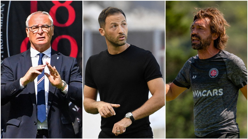 Claudio Ranieri, Domenico Tedesco, Andrea Pirlo