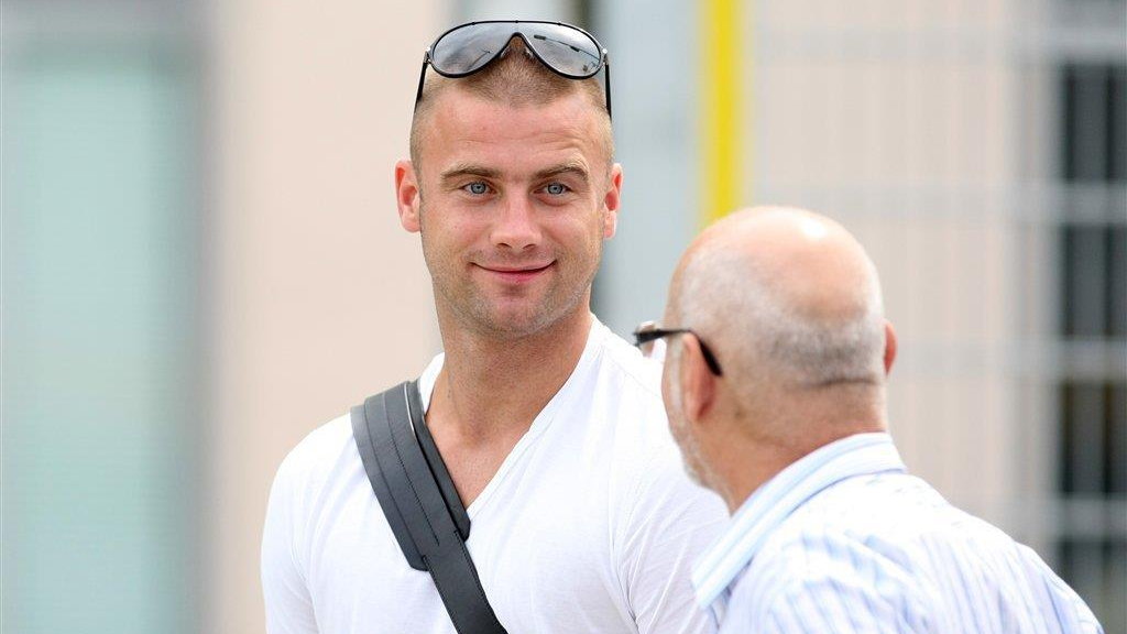 Artur Boruc trenuje na stadionie Legii Warszawa