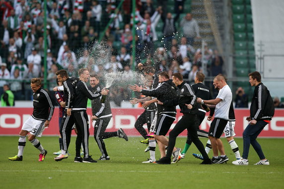 Pilka nozna. Ekstraklasa. Legia Warszawa - Pogon Szczecin. 15.05.2016