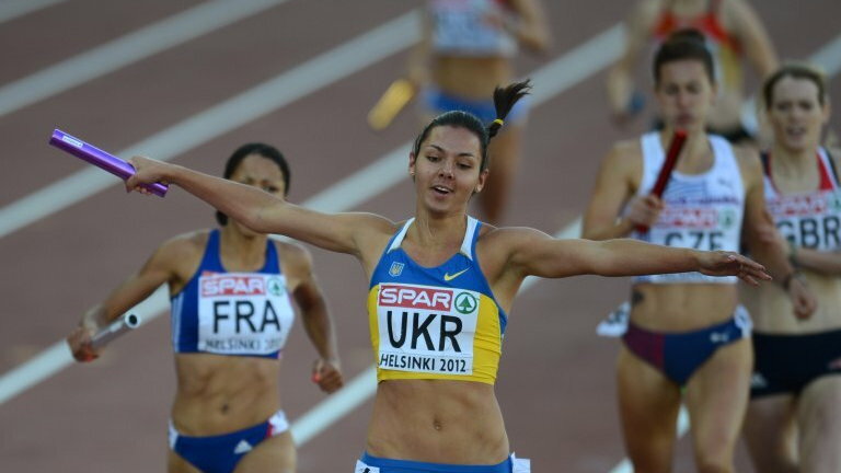 Finał biegu sztafetowego na 4x400 m