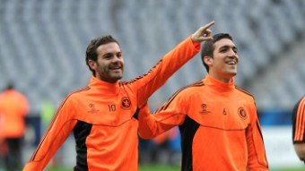 Juan Mata (po lewej) i Oriol Romeu