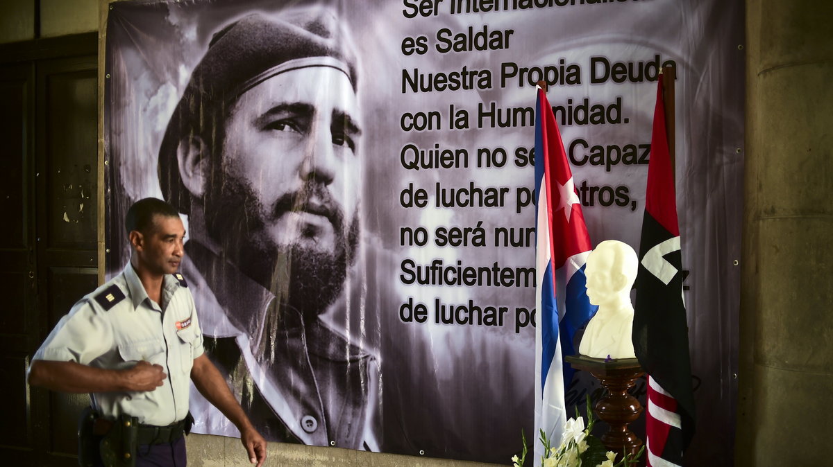 Portret Fidela Castro 