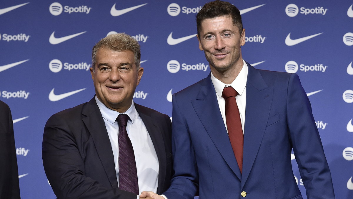 Joan Laporta i Robert Lewandowski