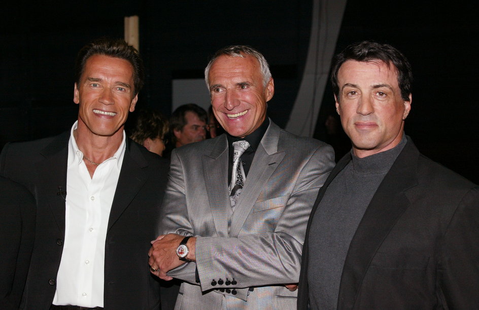 Arnold Schwarzenegger, Dietrich Mateschitz, Sylvester Stallone