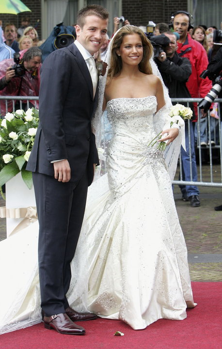 Rafael van der Vaart i Sylvie Meis w 2005 r.