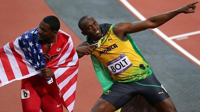 Justin Gatlin i Usain Bolt