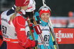 Sylwia Jaśkowiec na podium w prologu Tour de Ski