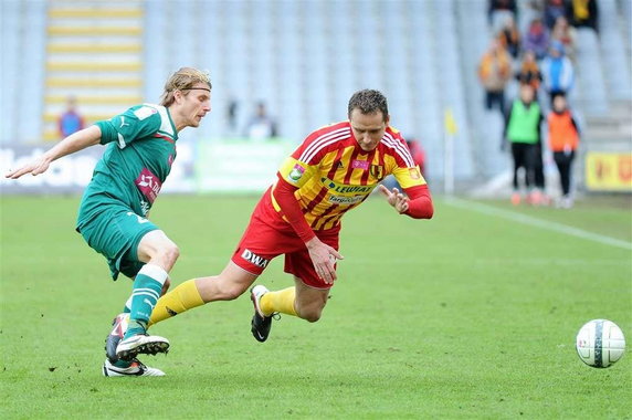 Korona Kielce - Śląsk Wrocław Krzysztof Ostrowski i Paweł Golański