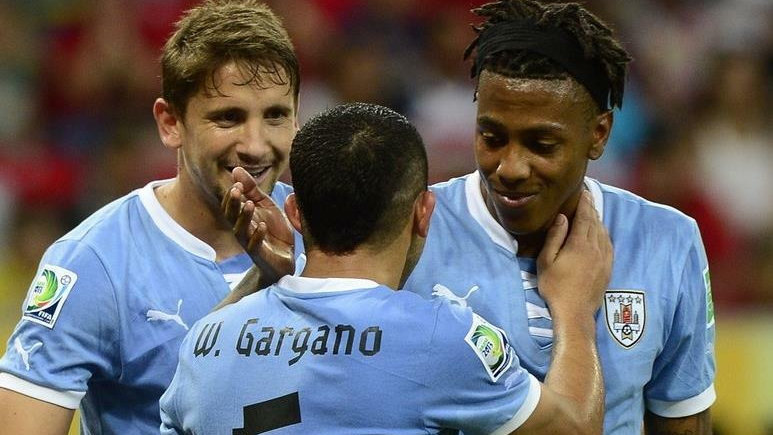 Abel Hernandez, Walter Gargano i Gaston Ramirez 