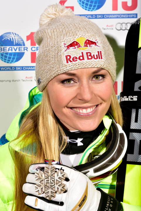 Lindsey Vonn, narciarka alpejska, w 2015 roku