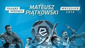 Piłkarz września grafika Mateusz Piątkowski