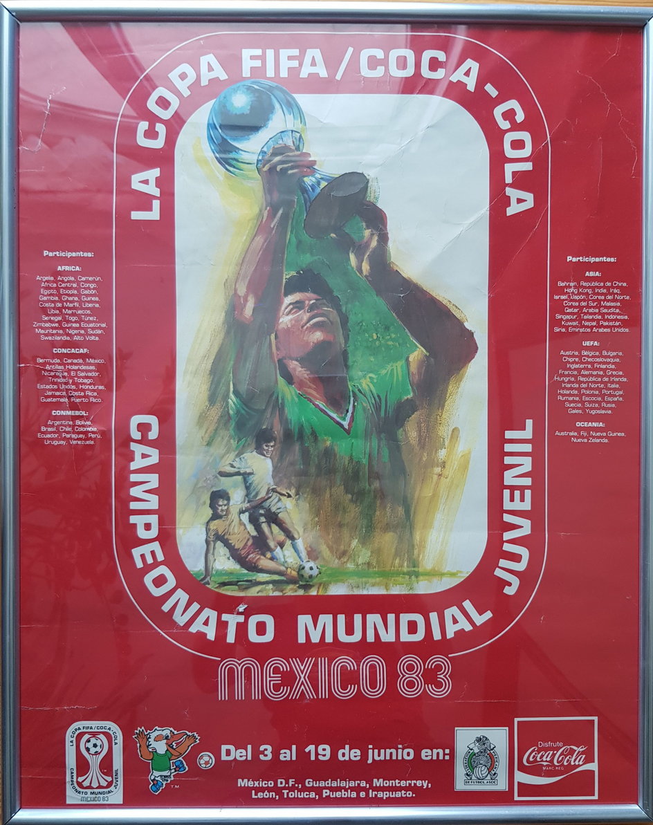 Oficjalny plakat MŚ U-20 1983