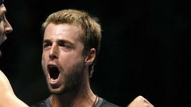 Oliver Marach (R) of Austria and Lukasz Kubot