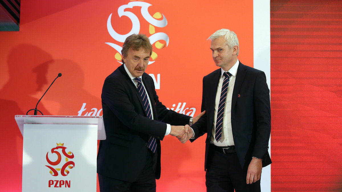 Zbigniew Boniek i Jacek Magiera