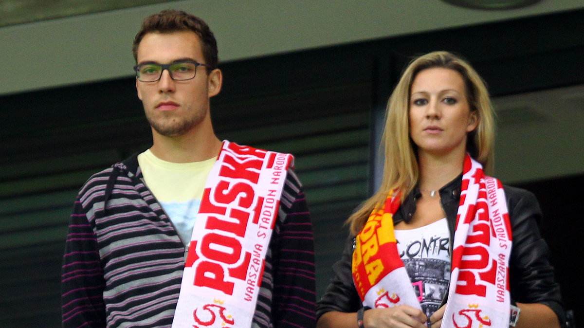 Jerzy Janowicz i Marta Domachowska