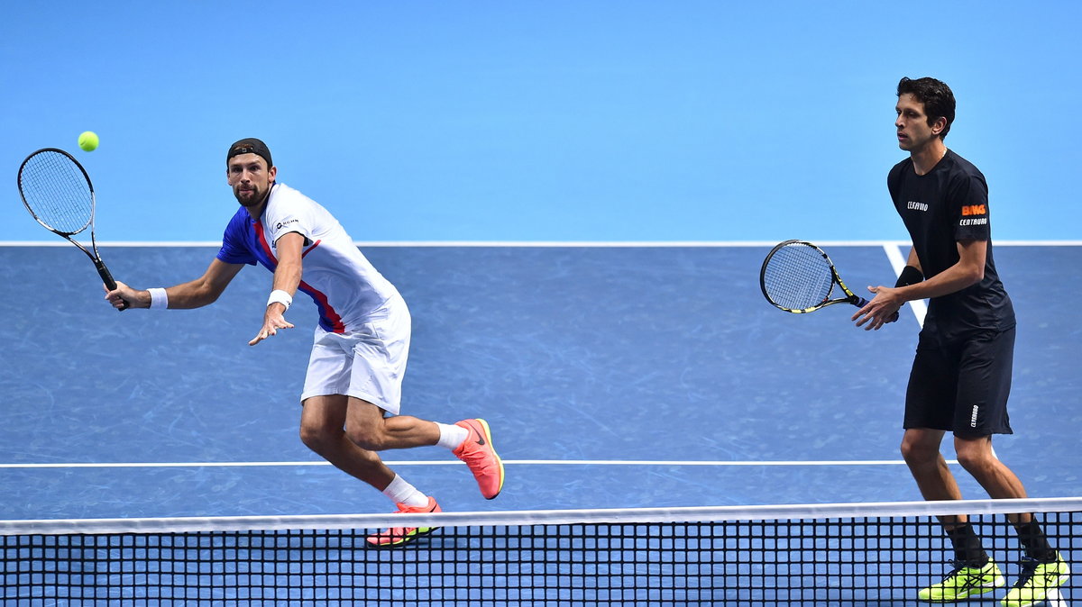 Łukasz Kubot (L) i Marcelo Melo