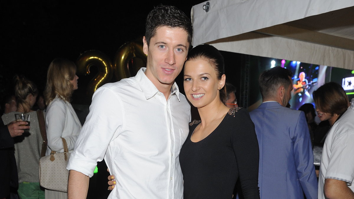 Robert Lewandowski i Anna Lewandowska