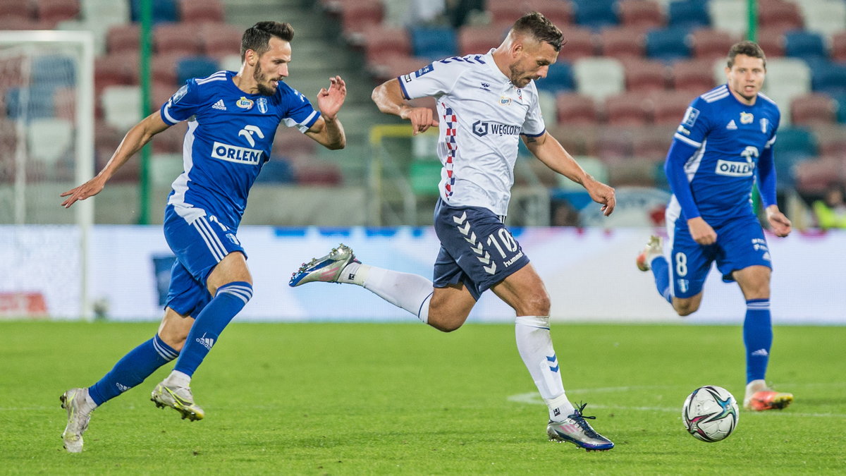 Lukas Podolski w barwach Górnika Zabrze