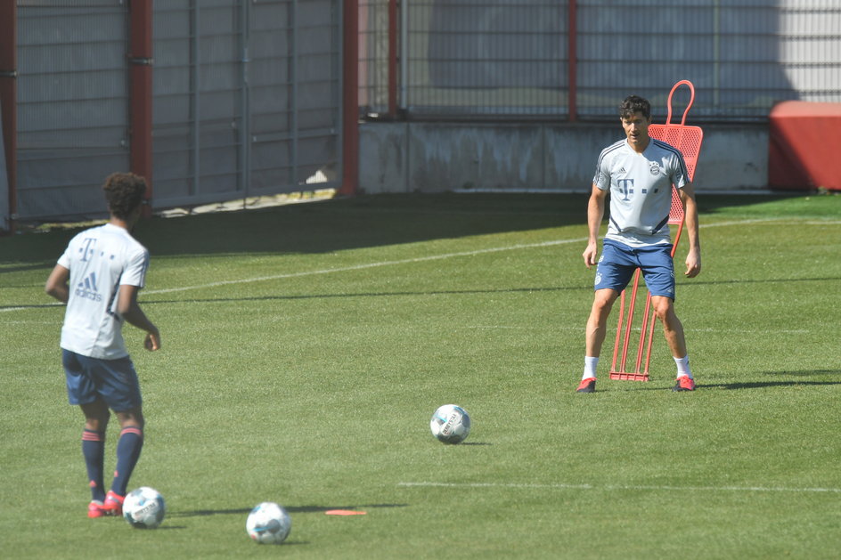 Kingsley Coman i Robert Lewandowski