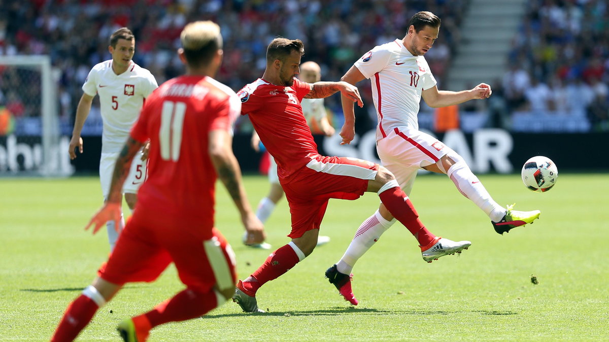 25.06.2016 SZWAJCARIA - POLSKA 1/8 FINALU UEFA EURO 2016 PILKA NOZNA