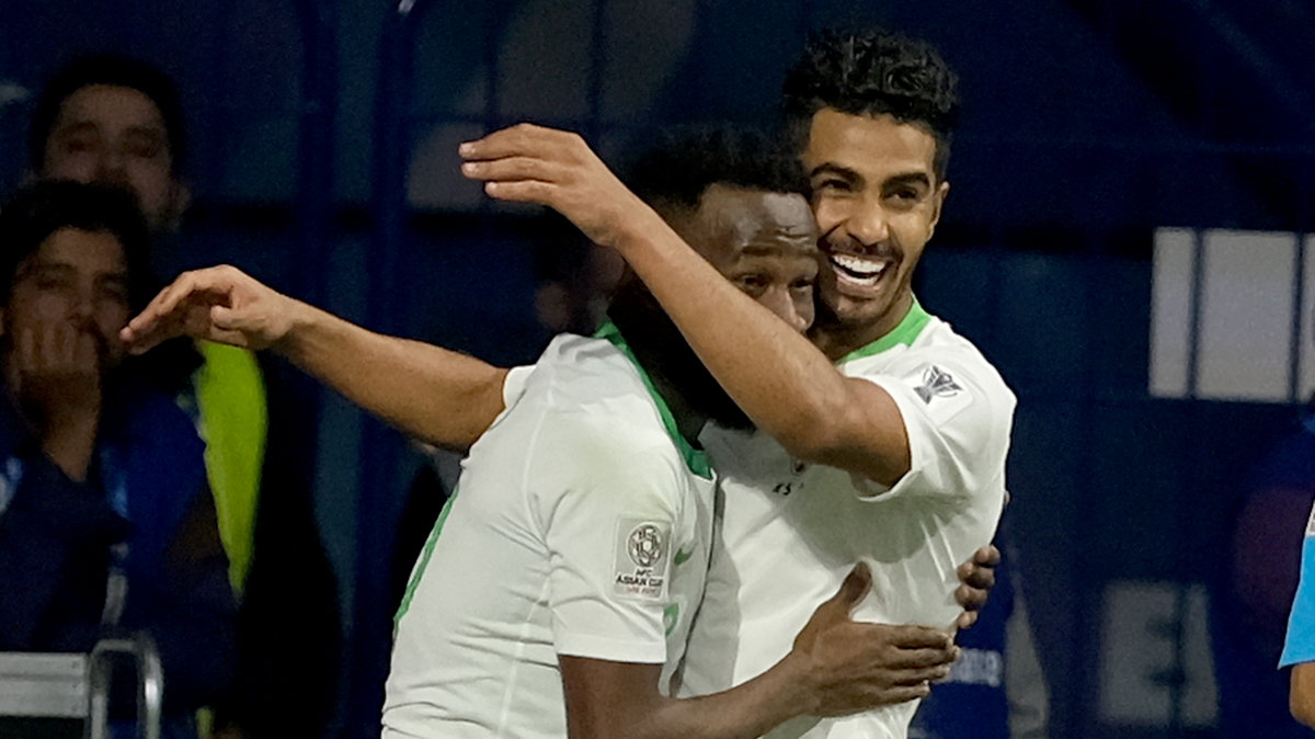 Radość piłkarzy Arabii Saudyjskiej