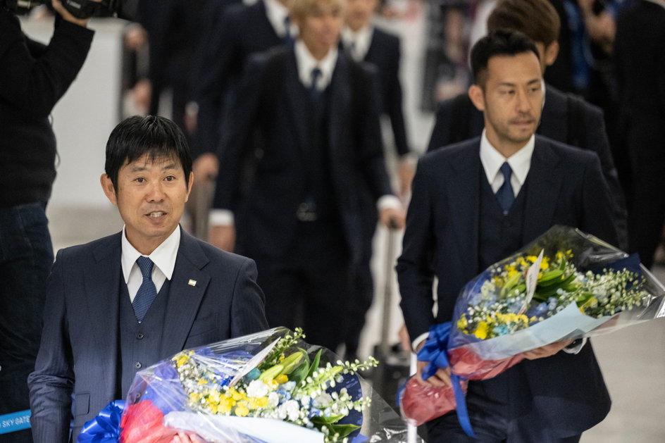 Reprezentanci Japonii wrócili do kraju. Na lotnisku witani byli przez tłum kibiców