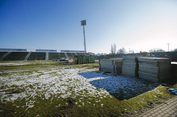 Rozbiórka stadionu Widzewa Łódź