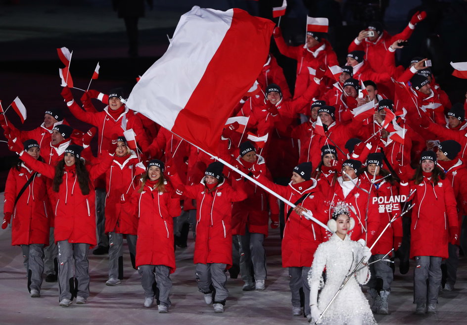 Reprezentacja Polski na igrzyskach w Soczi w 2018 r. Zbigniew Bródka jako chorąży