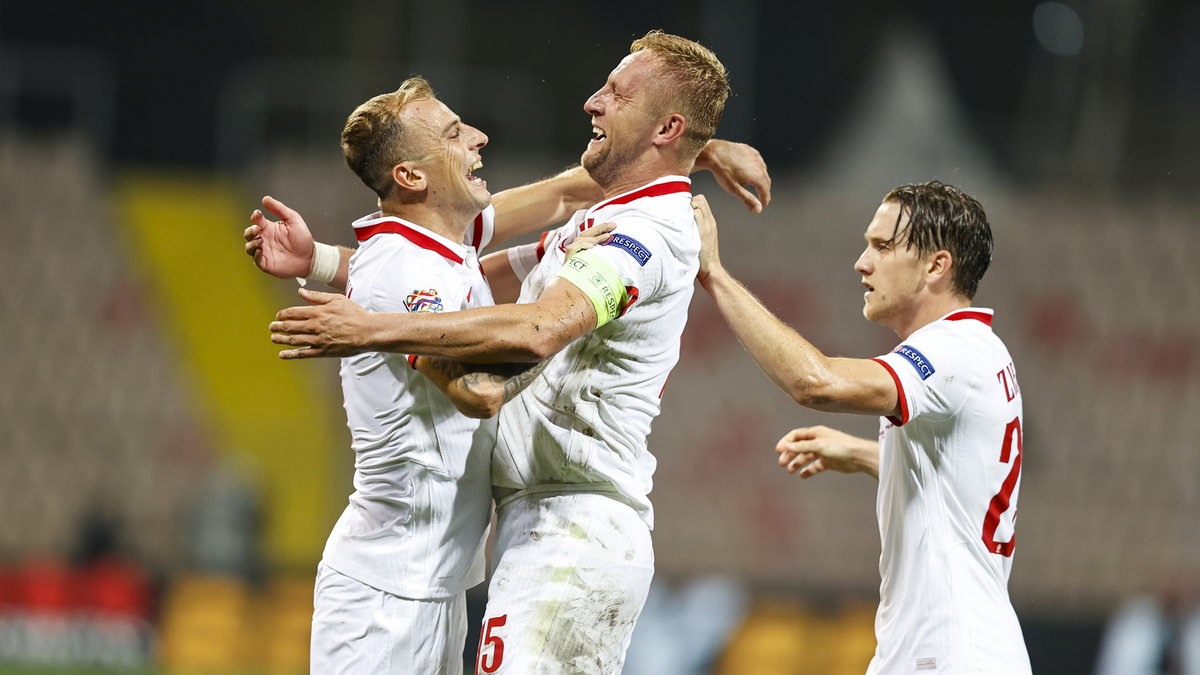 Kamil Grosicki i Kamil Glik