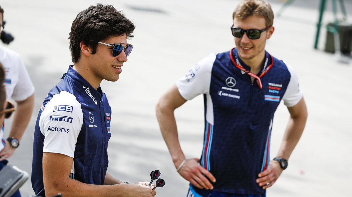 Lance Stroll i Siergiej Sirotkin