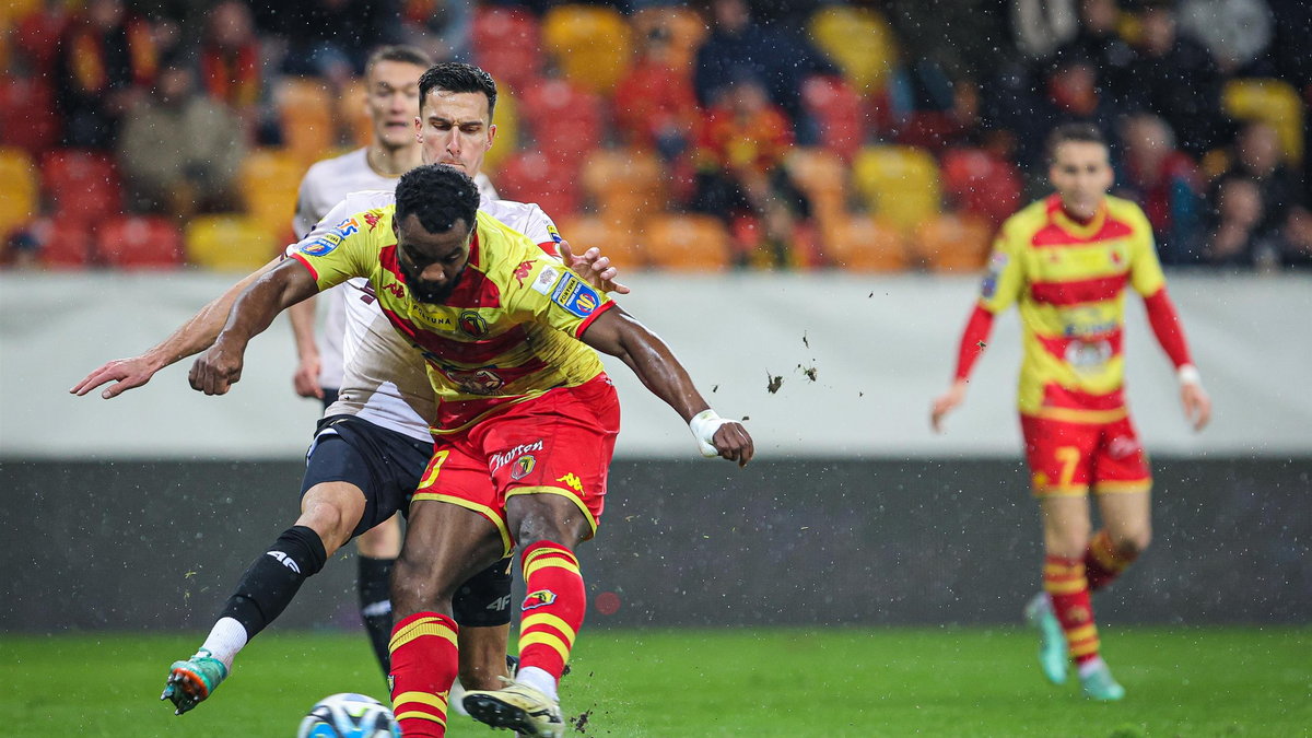 28.02.2024 JAGIELLONIA BIALYSTOK - KORONA KIELCE 1/4 FINALU FORTUNA PUCHAR POLSKI PILKA NOZNA