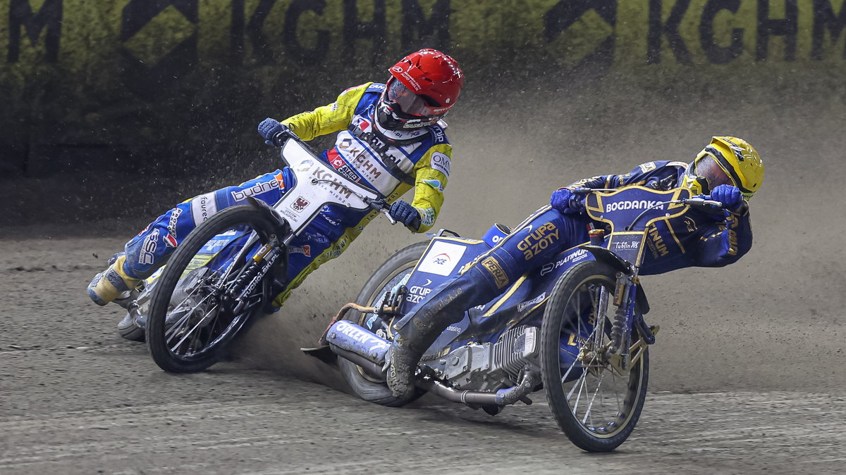 Szymon Woźniak (Stal Gorzów) i Bartosz Zmarzlik (Motor Lublin)