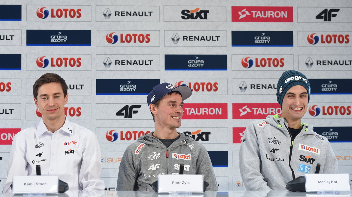 Kamil Stoch, Piotr Żyła, Maciej Kot