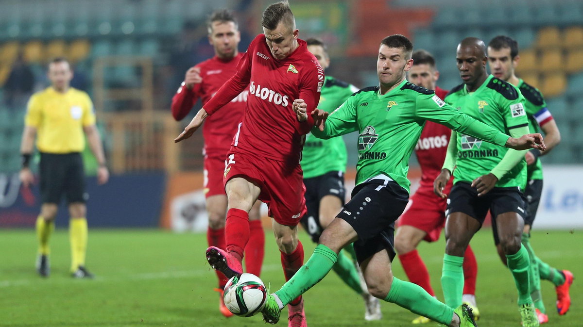 19.12.2015 GORNIK LECZNA - LECHIA GDANSK EKSTRAKLASA PILKA NOZNA