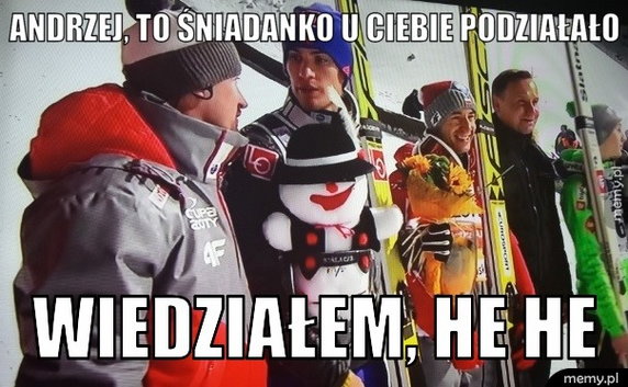 PŚ w Wiśle: Kamil Stoch znów najlepszy. Memy po kolejnym triumfie Polaka