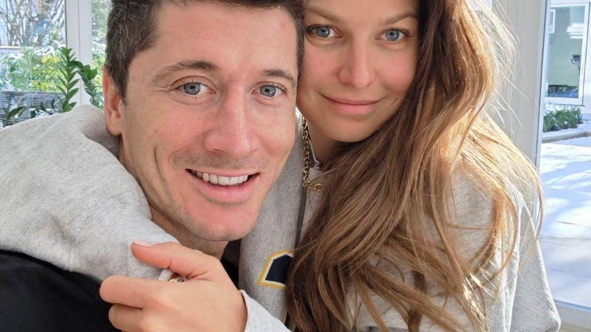 Robert Lewandowski i Anna Lewandowska