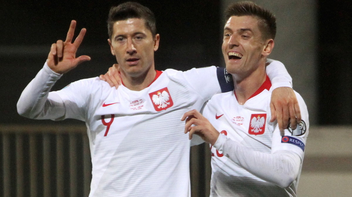 Robert Lewandowski i Krzysztof Piątek