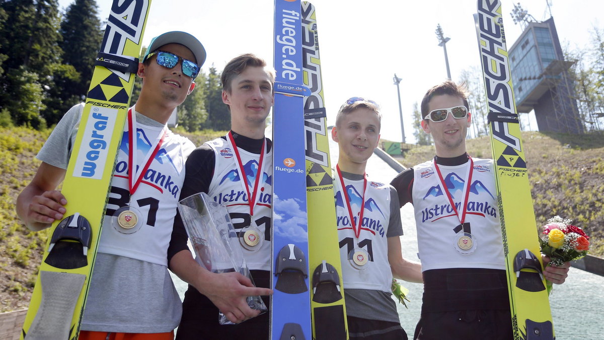 Maciej Kot, Andrzej Zapotoczny, Krzysztof Miętus, Grzegorz Miętus zdobyli złoty medal na drużynowych mistrzostwach Polski