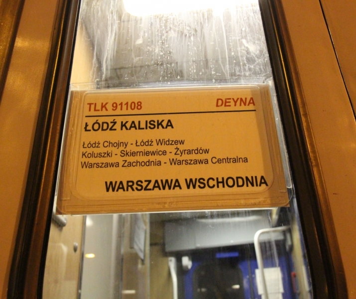 Internauci w głosowaniu zdecydowali, że jeden z pociągów relacji Łódź-Warszawa będzie nosić imię Kazimierza Deyny