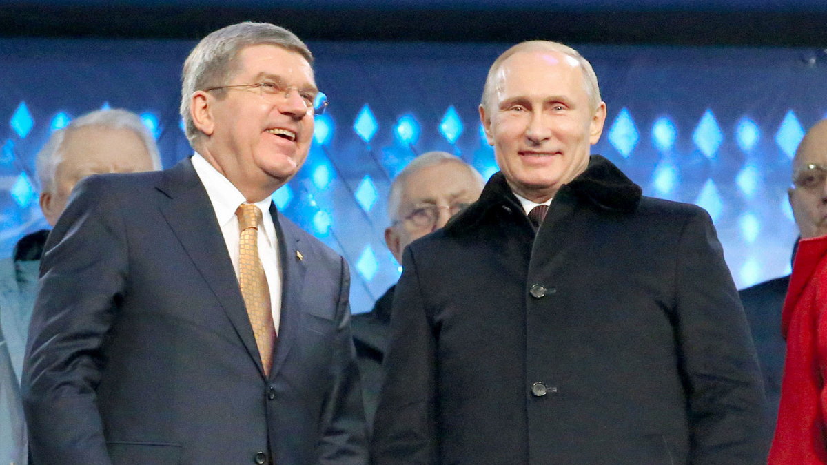 Thomas Bach i Władimir Putin