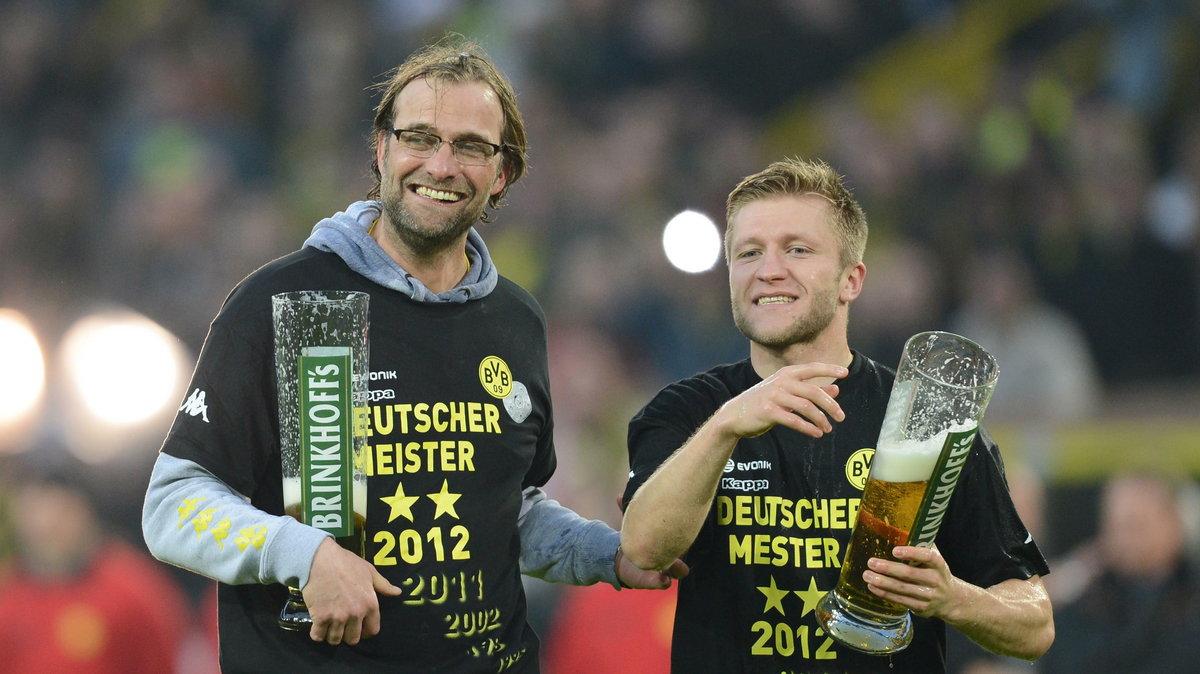 Juergen Klopp i Kuba Błaszczykowski