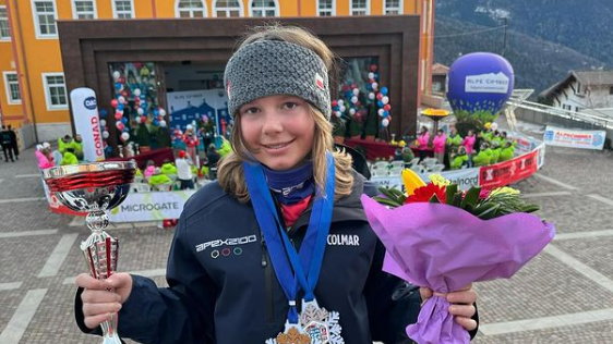 Iga Kaczmarek wywalczyła dwa medale w zawodach Alpre Cimbra FIS Children Cup