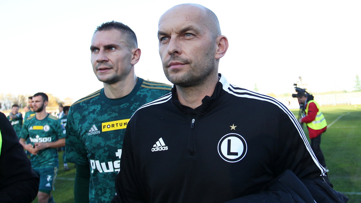 Legia Warszawa - Marek Gołębiewski i Artur Jędrzejczyk