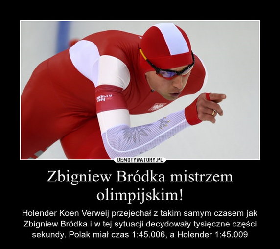 Zbigniew Bródka zdobył olimpijskie złoto - internauci zachwyceni