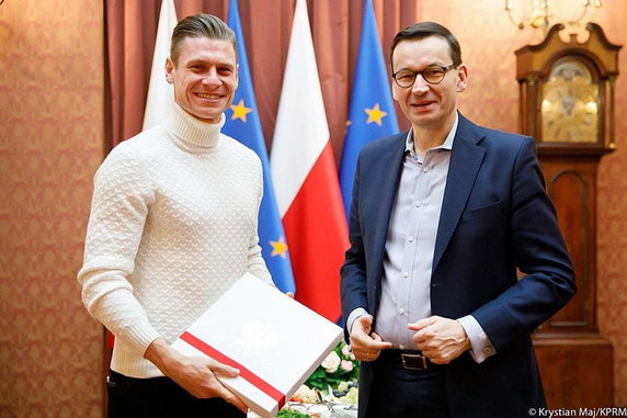 Łukasz Piszczek i  Mateusz Morawiecki (2)