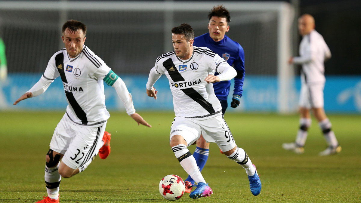 Pilka nozna. Sparing. Legia Warszawa - Ulsan Hyundai FC. 25.01.2017